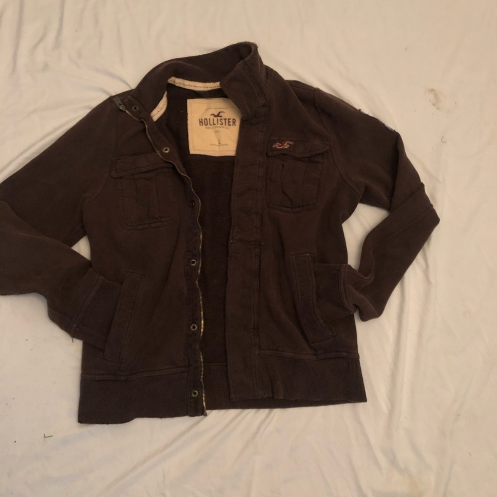 Over sides zip up jacket